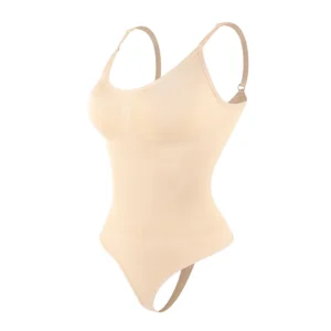 Body gaine ventre plat gris beige