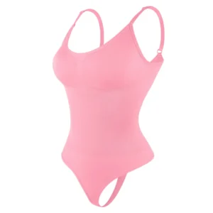 Body gaine ventre plat gris rose