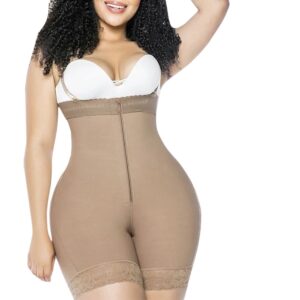 Corset gainant amincissant beige et blanc