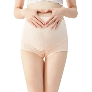 Culotte gainante grossesse beige