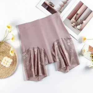 Culotte jupette gainante grossesse rose