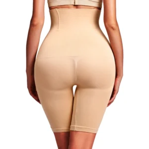 Shorty gainant ventre plat beige