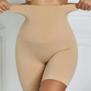 Shorty gaine ventre plat beige