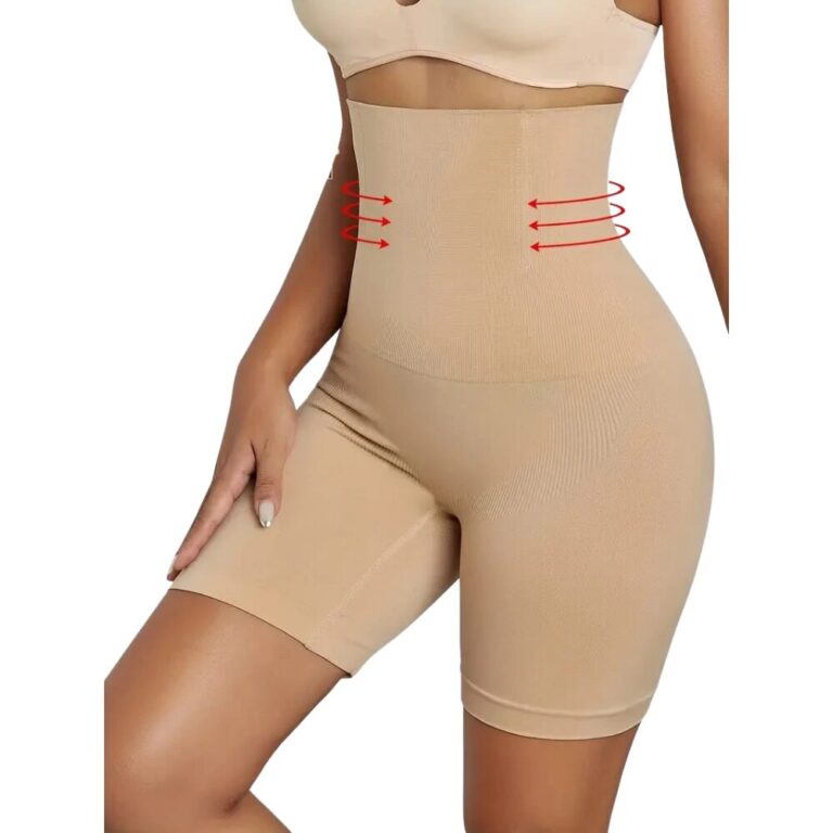 Shorty gaine ventre plat beige