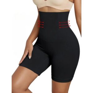 Shorty gaine ventre plat noir
