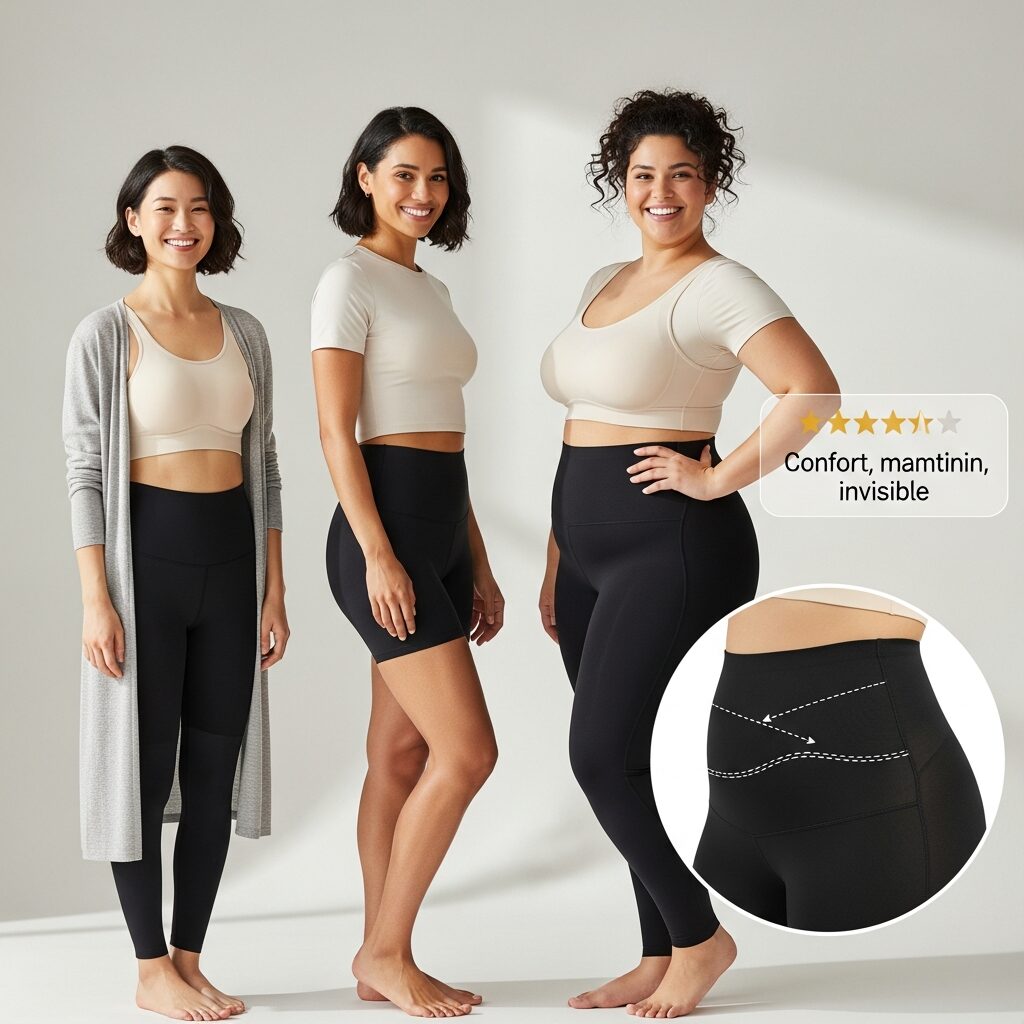 Legging gainant amincissant avis : confort élégant, maintien ciblé et invisibilité sous les vêtements. Ce legging sculpte la silhouette, lisse le ventre et s'adapte à toutes les morphologies grâce à ses microfibres stretch. Consultez les avis et faites votre choix.