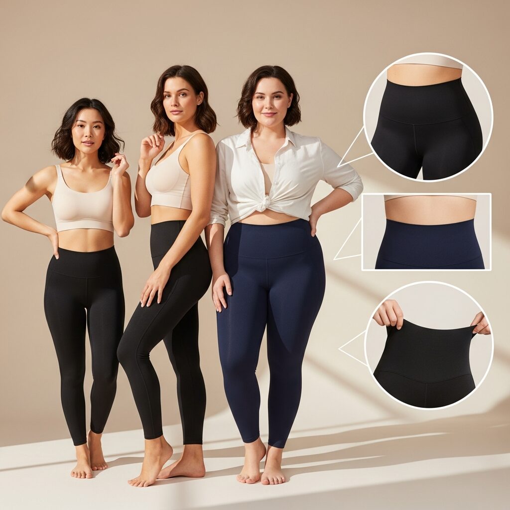 Le meilleur legging gainant allie maintien ciblé, confort toute la journée et invisibilité sous les vêtements. Silhouette sculptée, ventre plat et matière stretch douce; l’alliance parfaite entre fonctionnalité et glamour pour toutes les morphologies.
