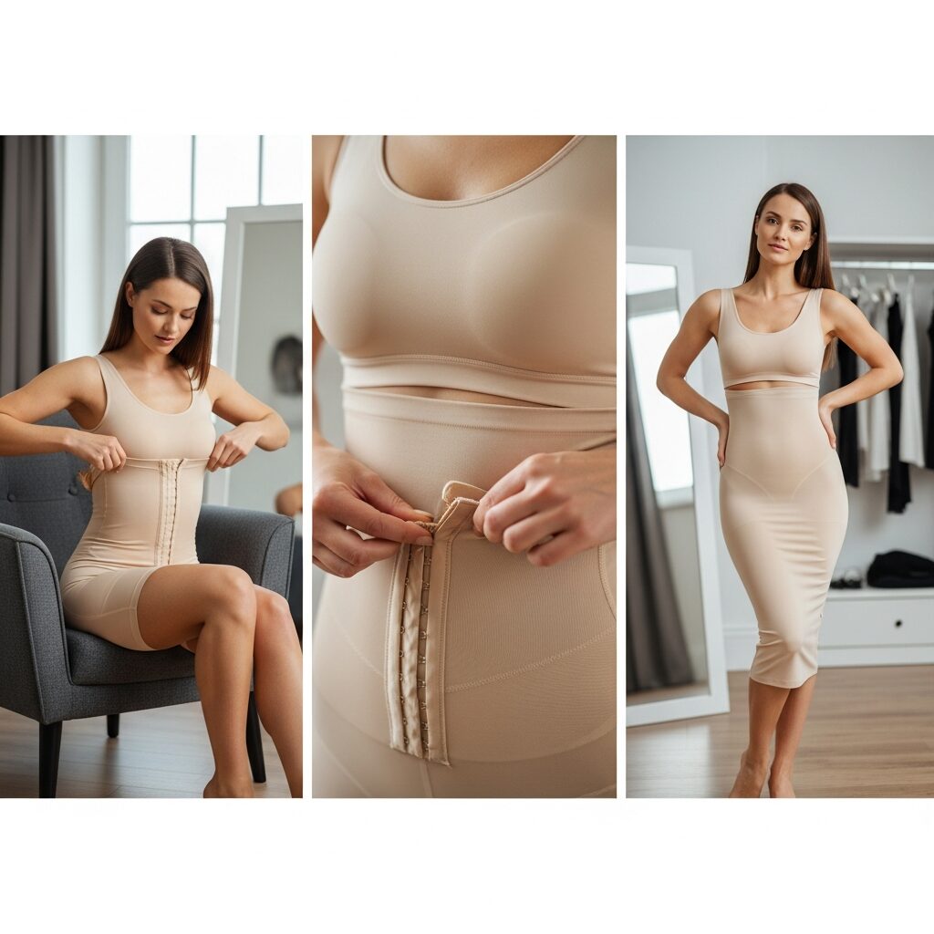 Comment mettre un body gainant ? Nos conseils experts vous guident pas à pas: enfilage facile, zones de maintien et effet ventre plat, le tout invisible sous vos vêtements. Alliez confort et glamour et découvrez le modèle qui sublime durablement votre silhouette.